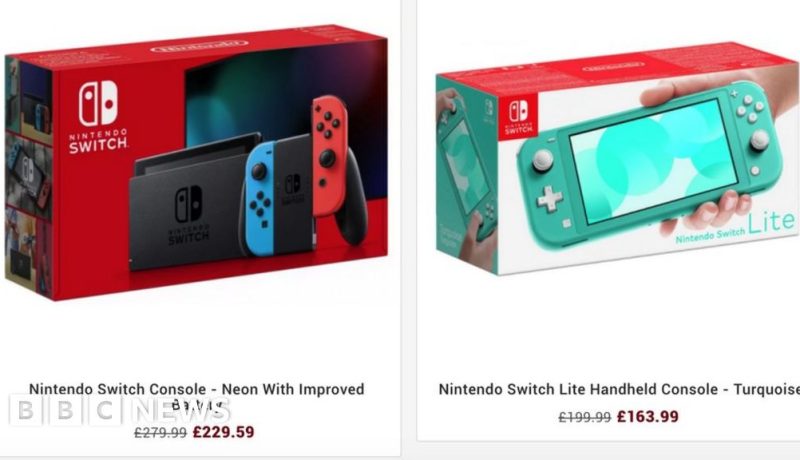 Google Search results topped by suspected scam gadget store